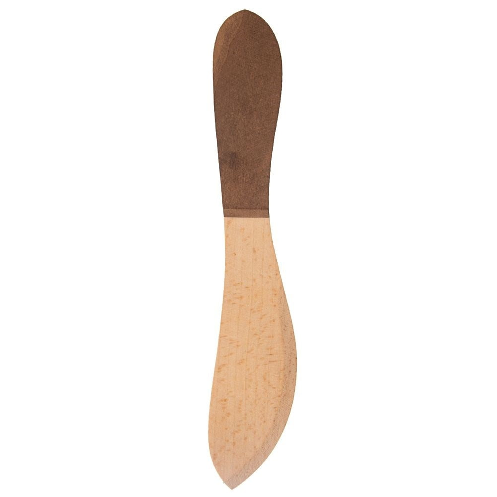 Wooden knife for butter, jam, fat and cheese