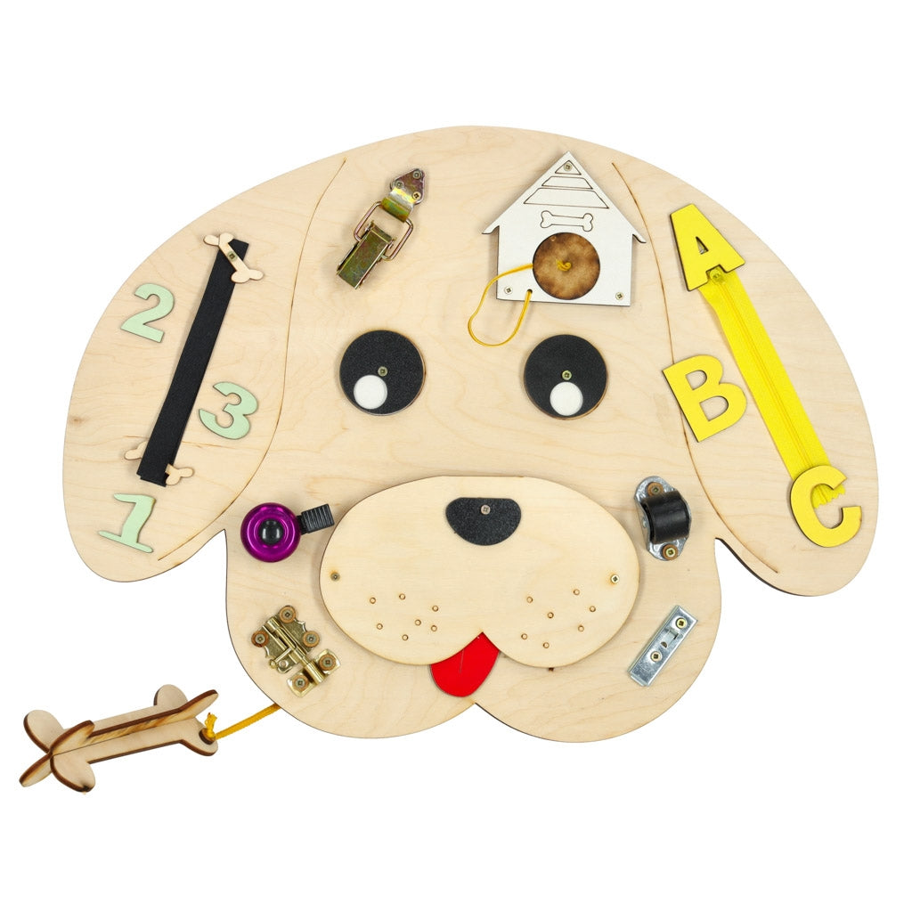 Wooden manipulative board dog 49x37x6.5