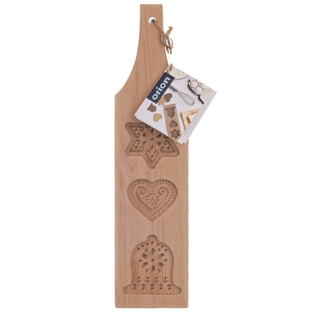 Wooden mold for beautiful patterns on cakes and gingerbread