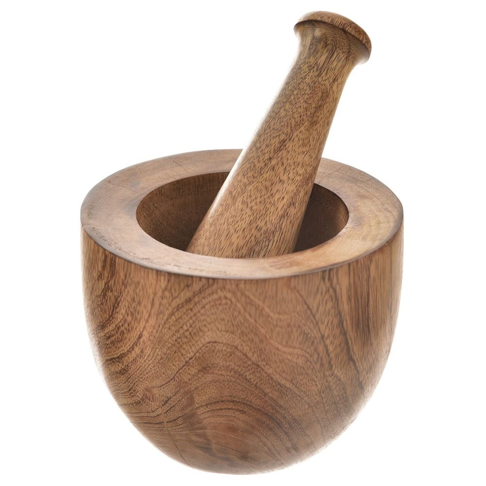 Wooden mortar for spices, herbs and nuts - durable quality