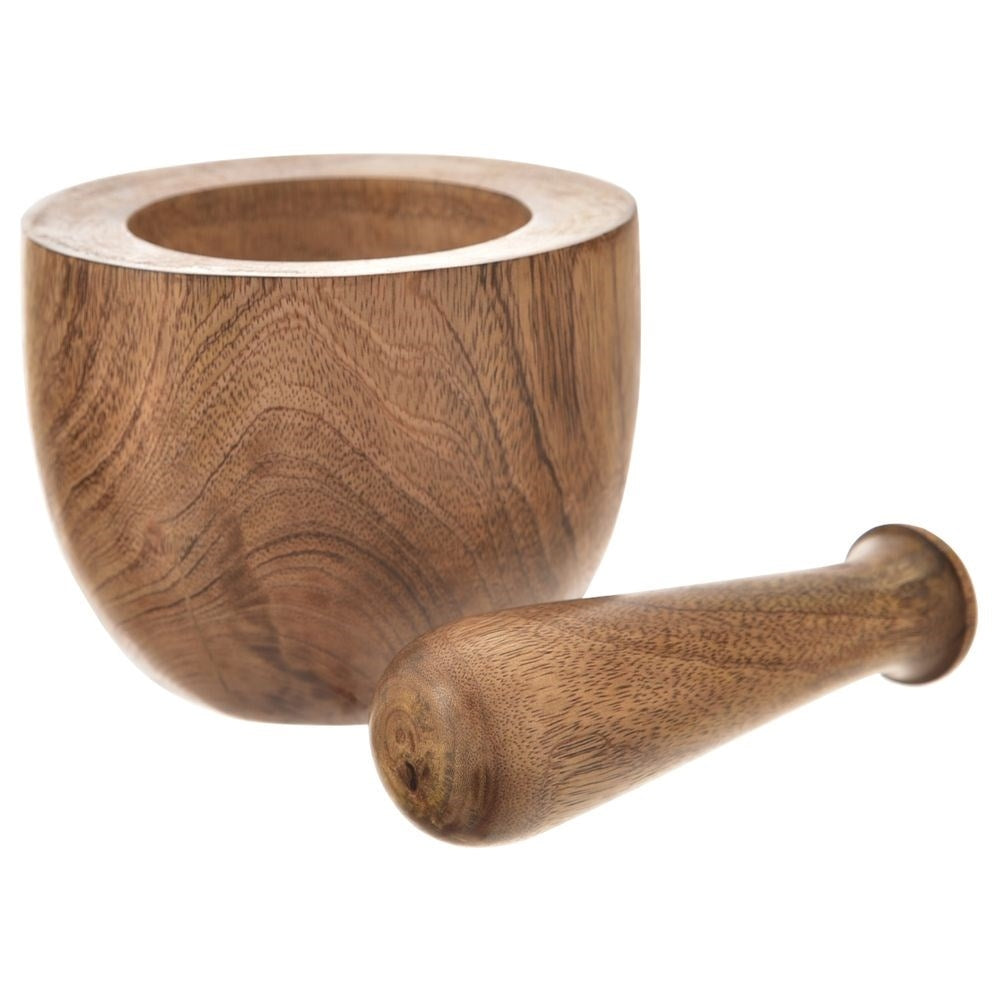 Wooden mortar for spices, herbs and nuts - durable quality
