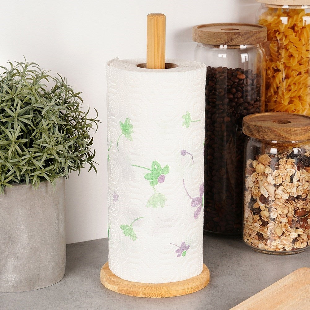 Wooden paper towel stand 29.5 cm