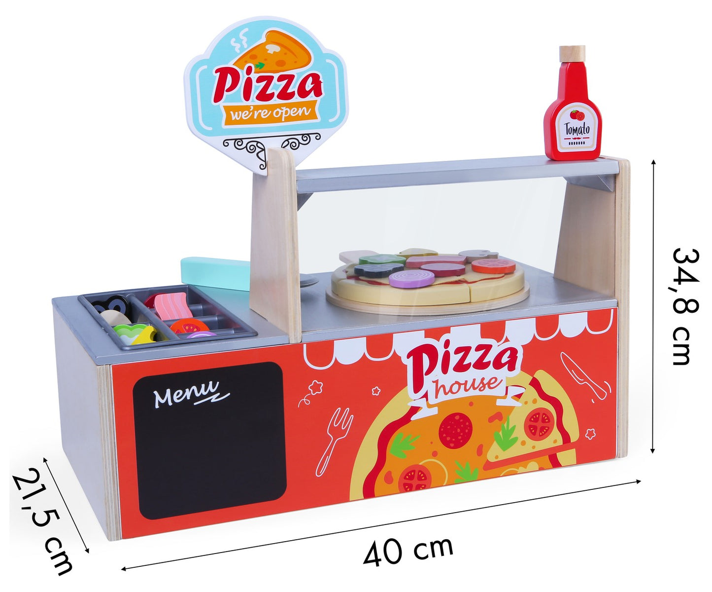 Wooden pizza oven counter accessories accessories