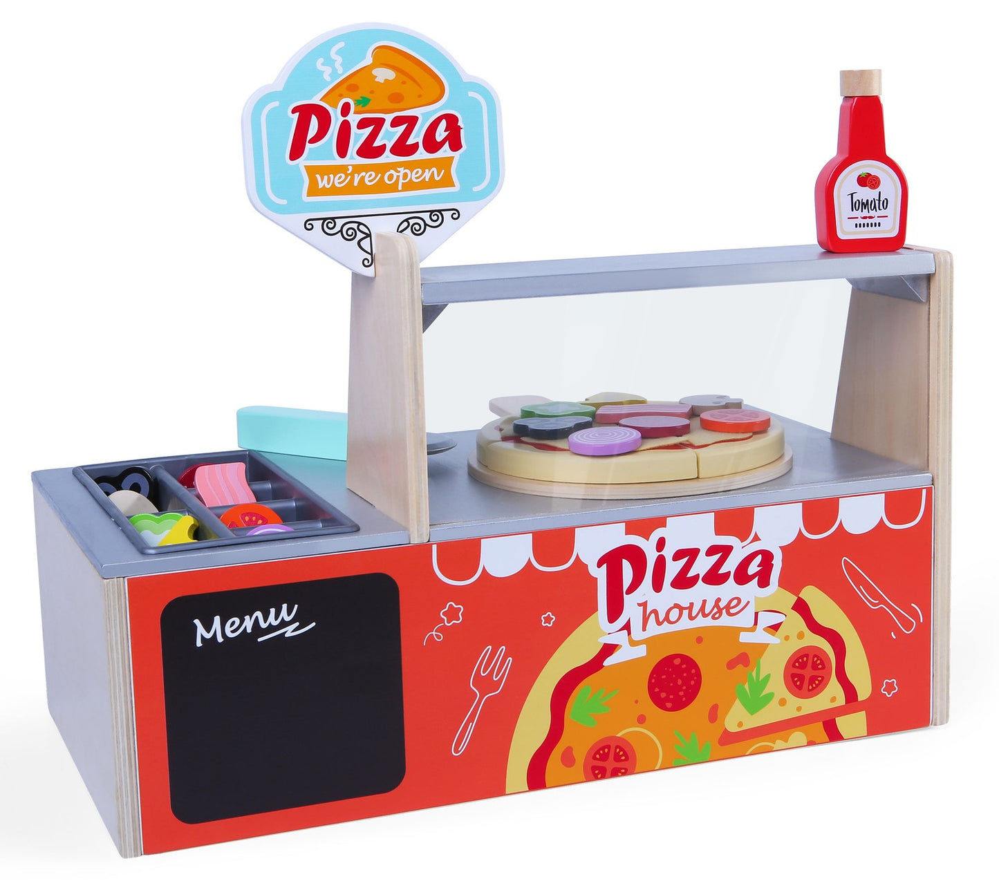Wooden pizza oven counter accessories accessories