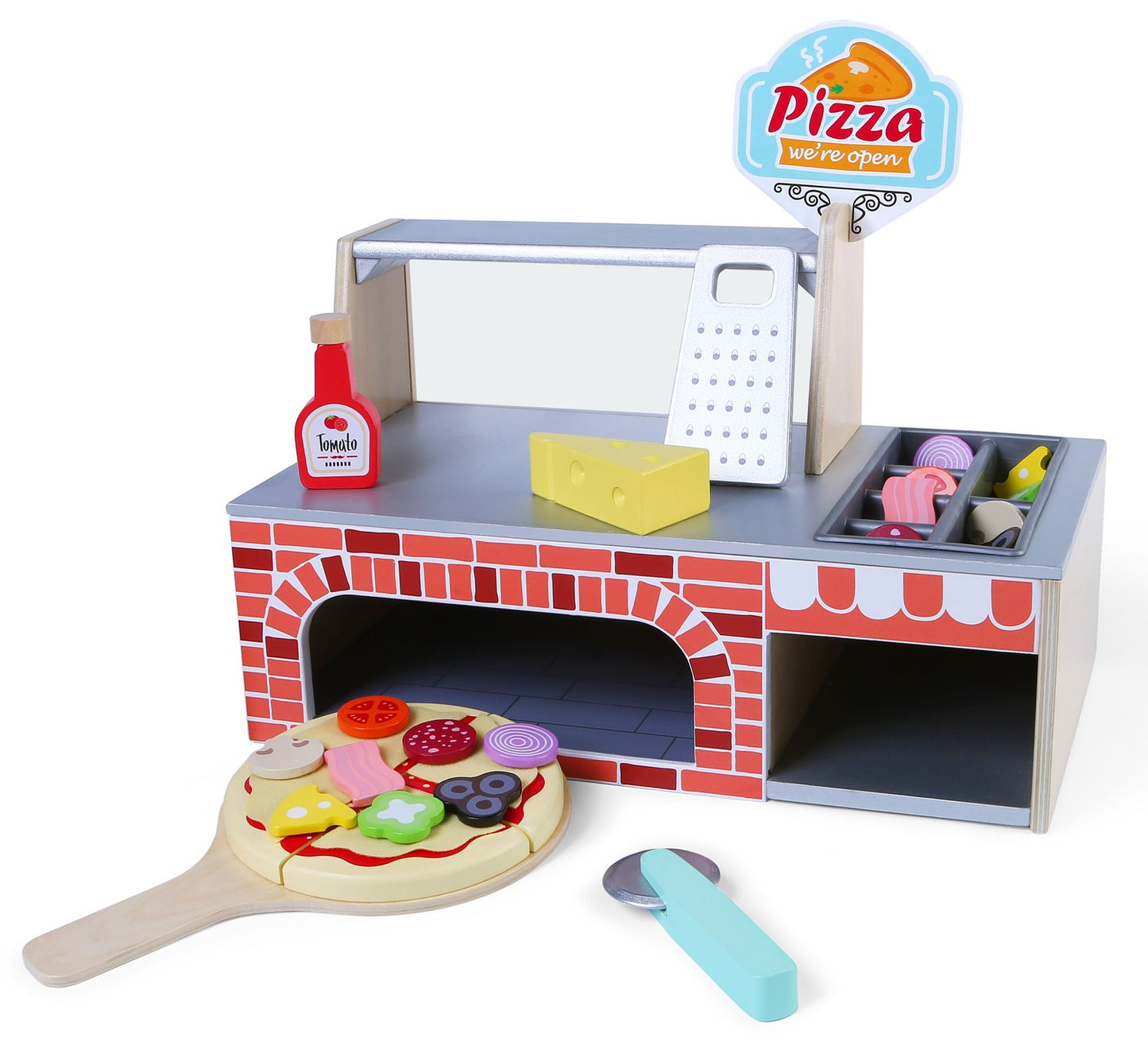Wooden pizza oven counter accessories accessories