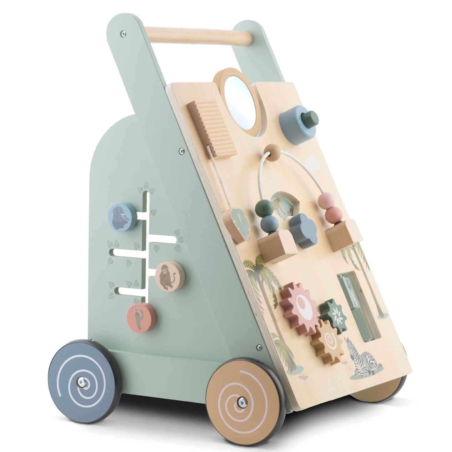 Wooden push walker NK-857 Nukido