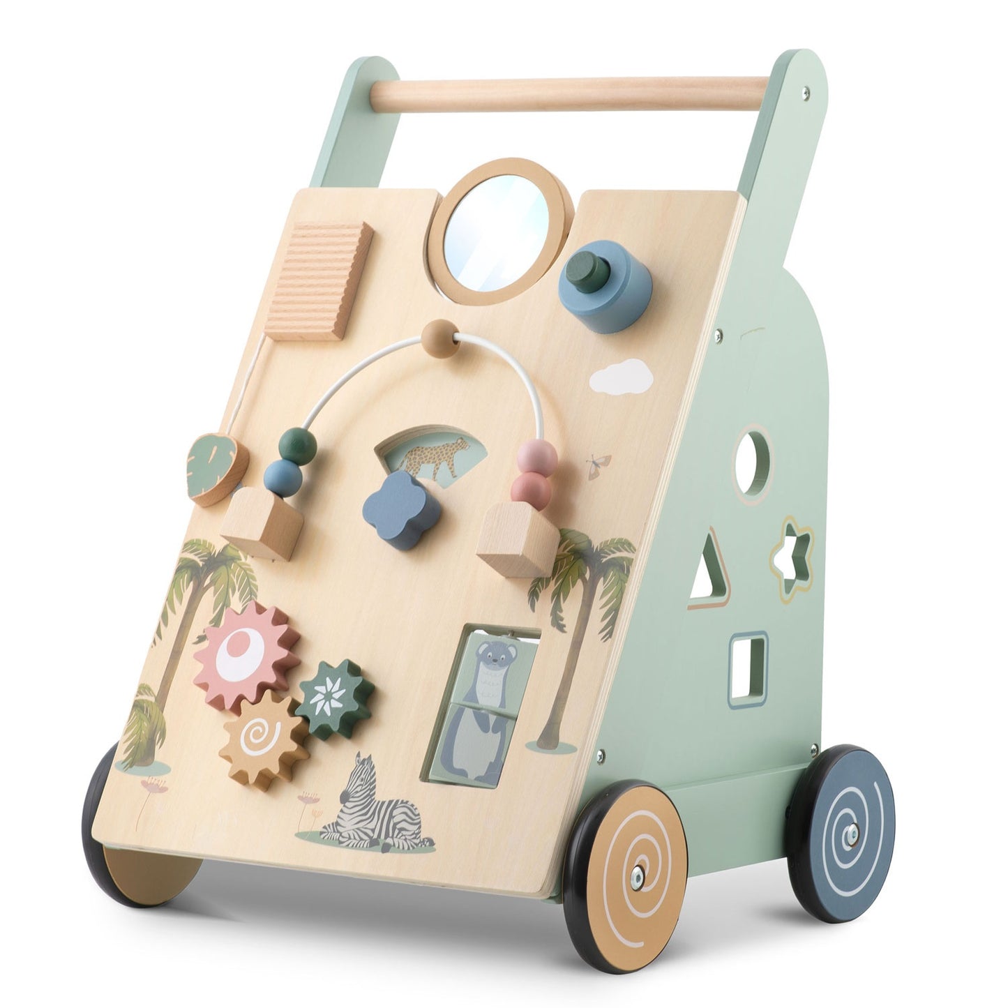 Wooden push walker NK-857 Nukido