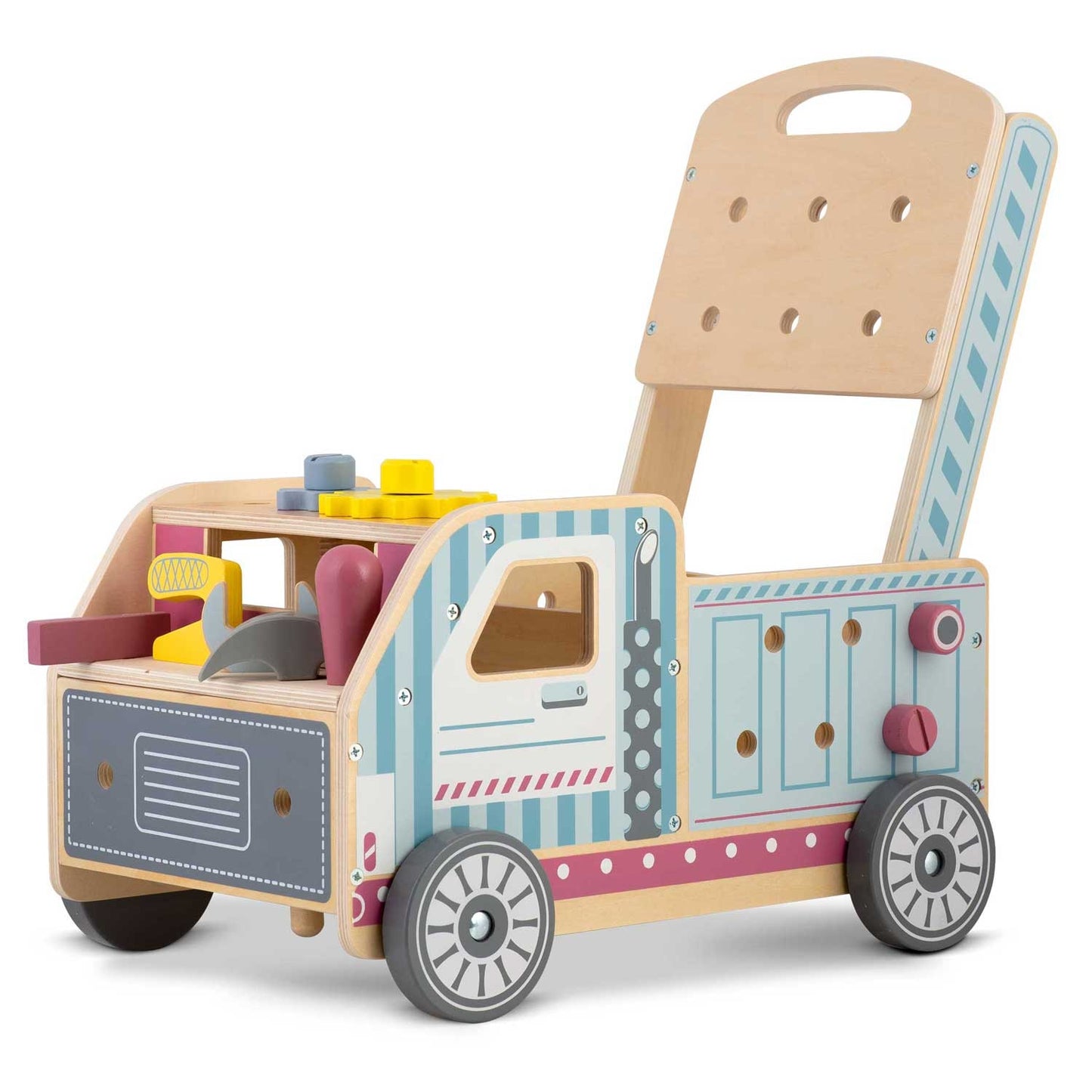 Wooden push walker with tools RK-874 Ricokids