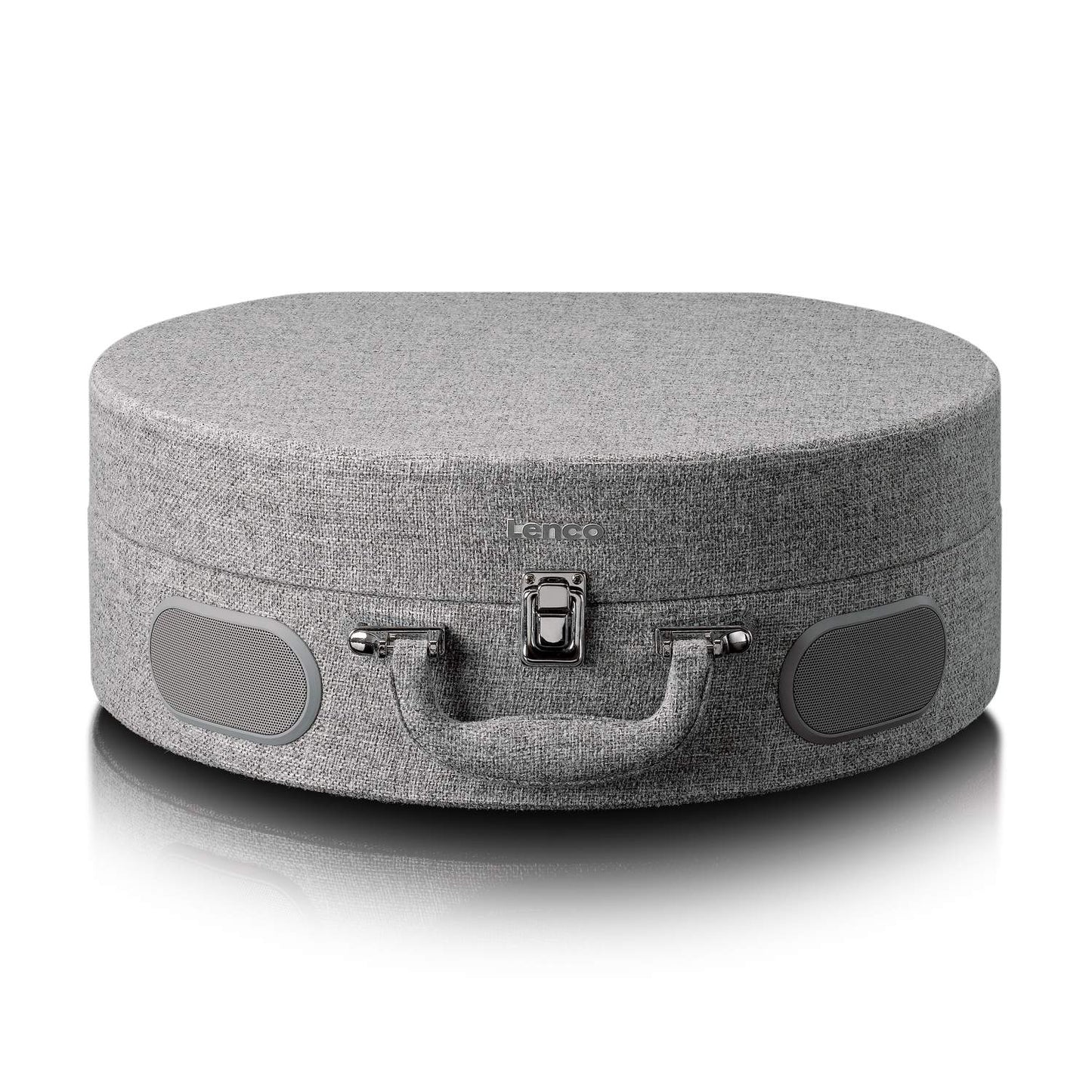Wooden retro record player with built-in speakers, Bluetooth® and AT3600L cartridge Grey