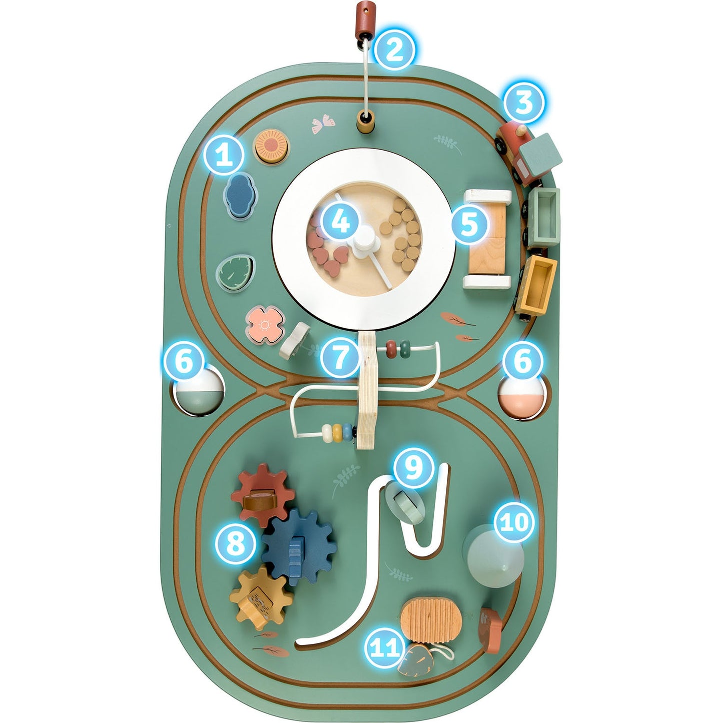 Wooden sensory table NK-865 Nukido