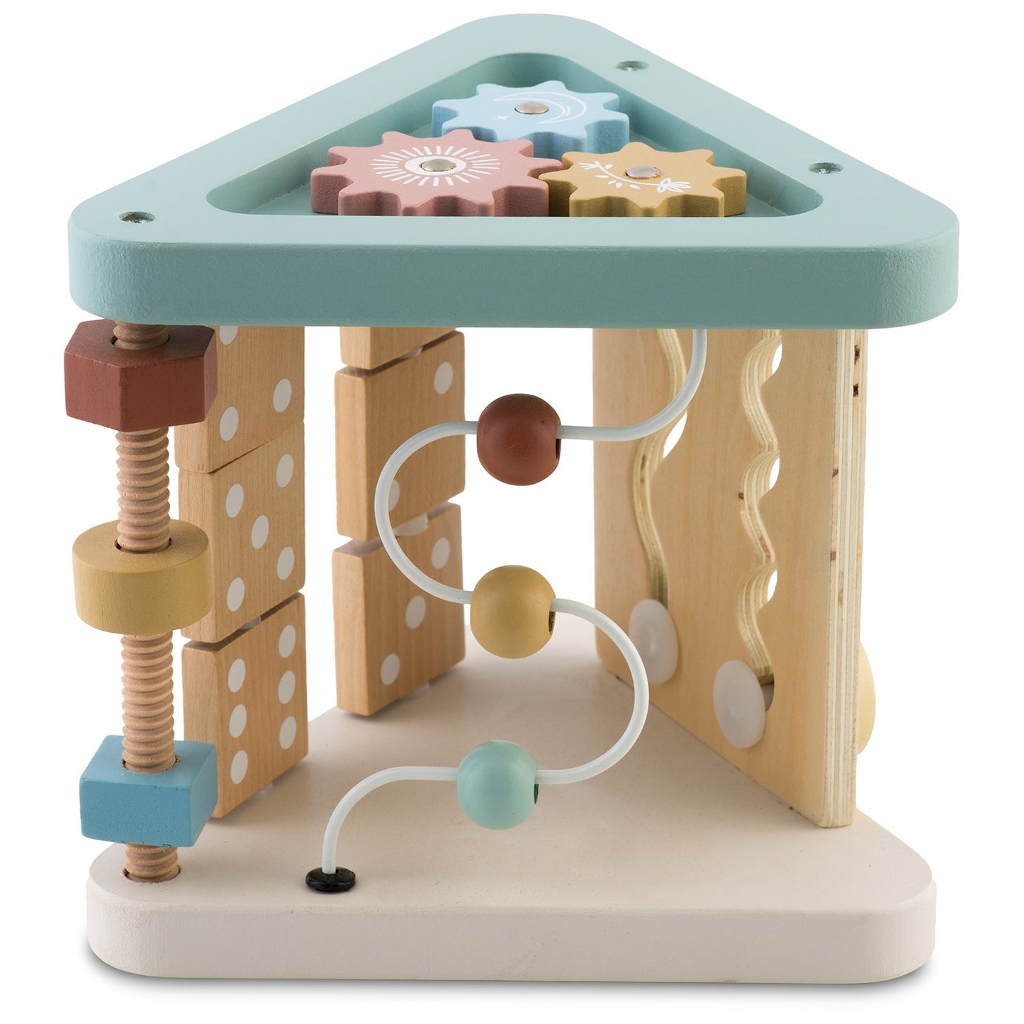 Wooden sensory triangle toy NK-860 Nukido