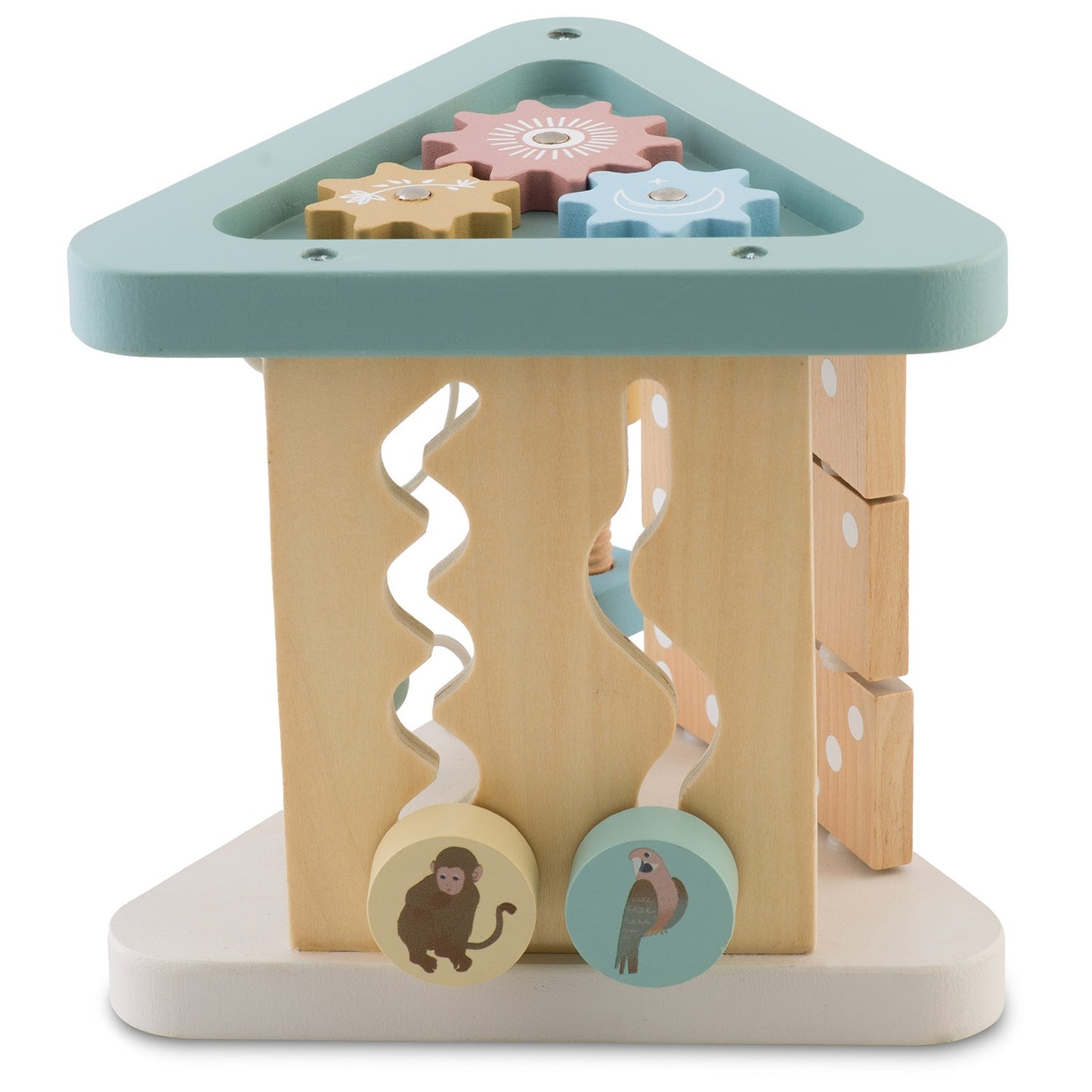 Wooden sensory triangle toy NK-860 Nukido