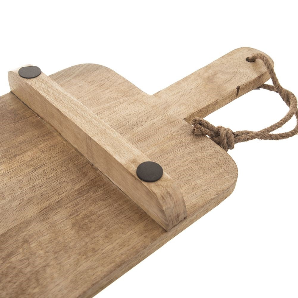 Wooden serving board on legs MANGO 100x27.5 cm