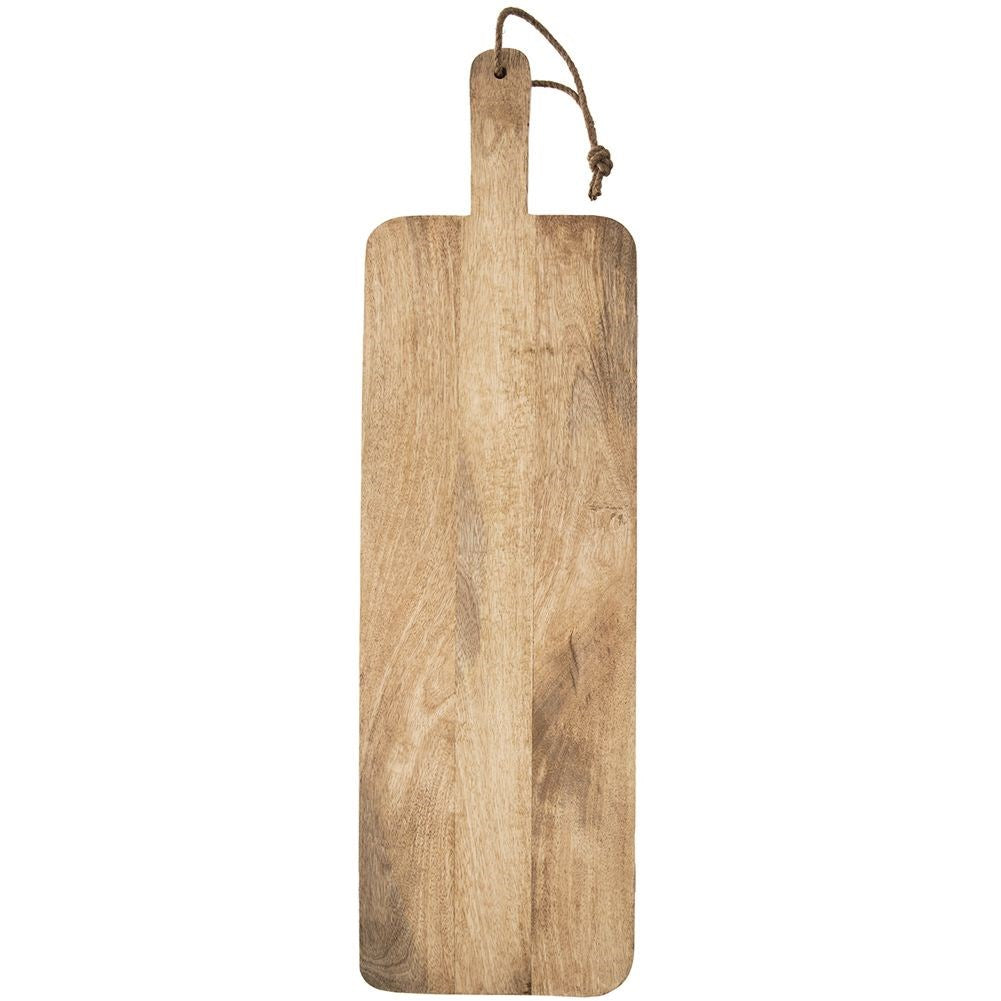 Wooden serving board on legs MANGO 100x27.5 cm