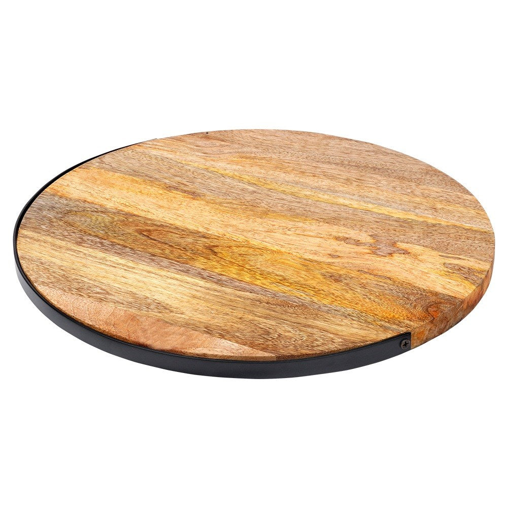 Wooden serving board tray 38.5 cm