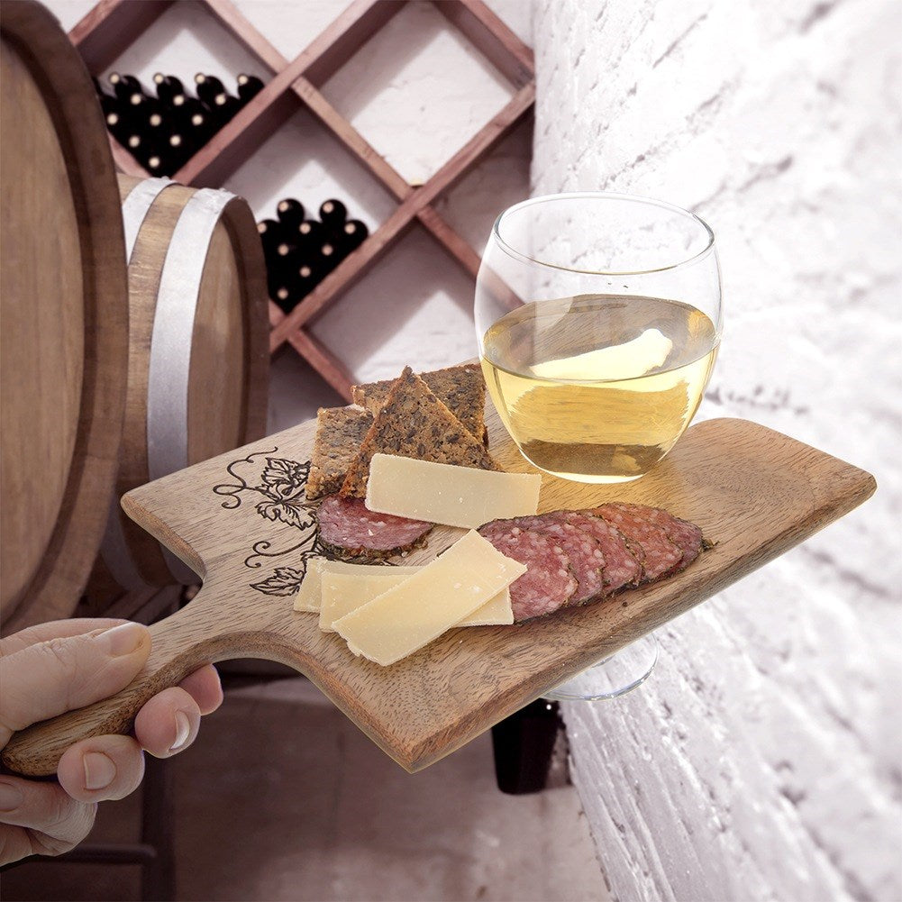 Wooden serving cutting board MANGO 29.5x15cm