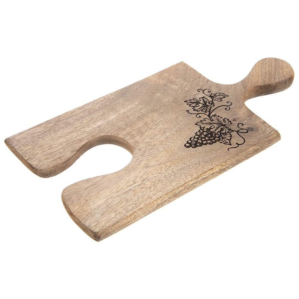 Wooden serving cutting board MANGO 29.5x15cm