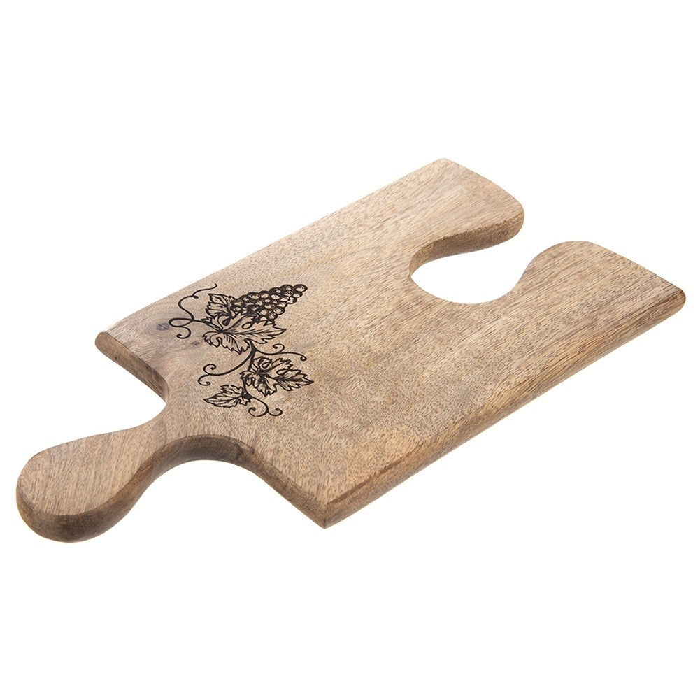 Wooden serving cutting board MANGO 29.5x15cm