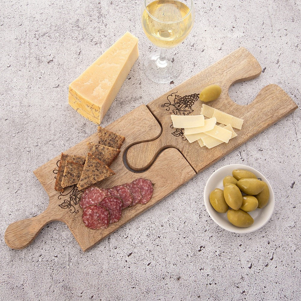 Wooden serving cutting board MANGO 29.5x15cm