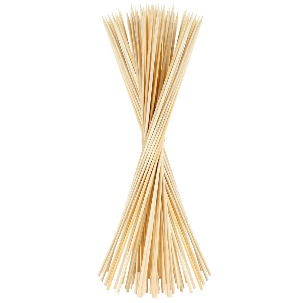 Wooden skewer set 50 pcs, 40 cm long - Perfect for barbecue kebabs