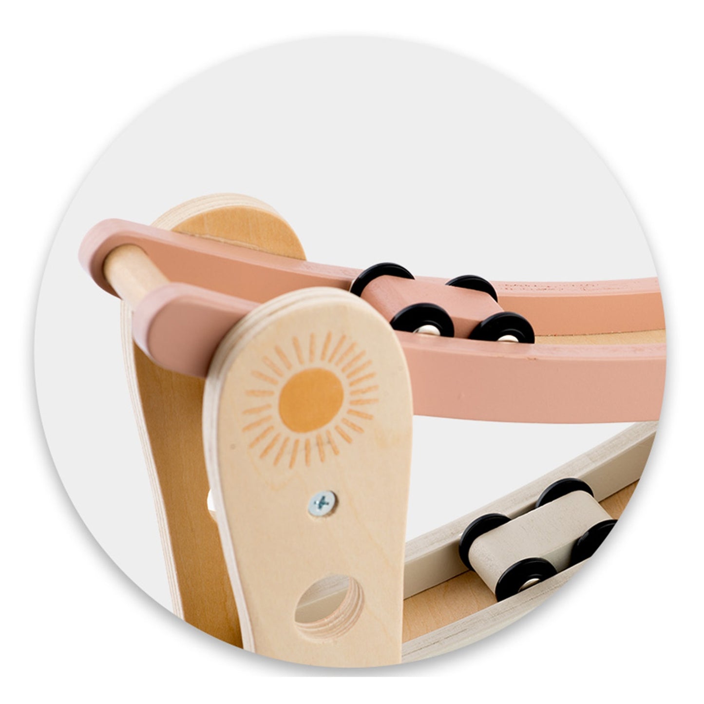Wooden slide toy with cars NK-855 Nukido