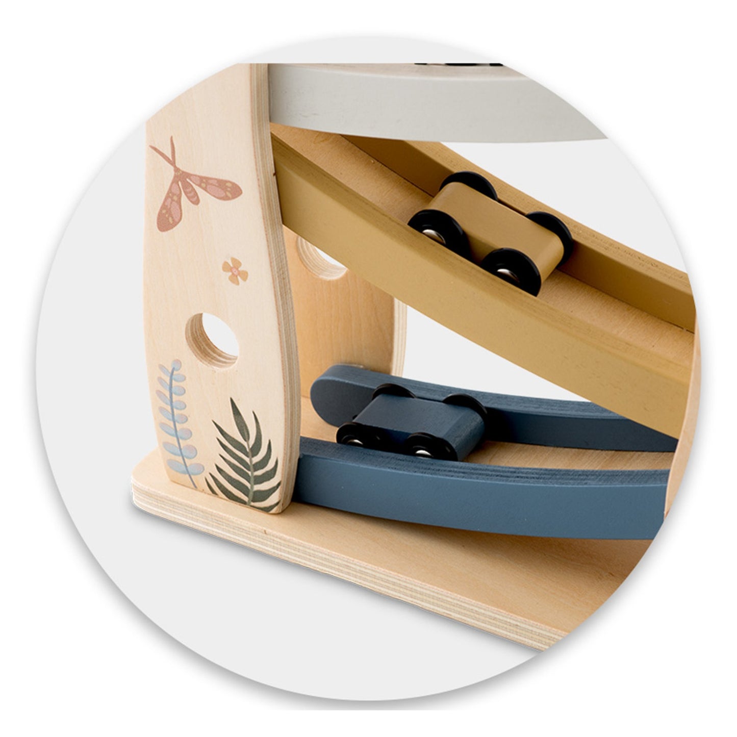 Wooden slide toy with cars NK-855 Nukido
