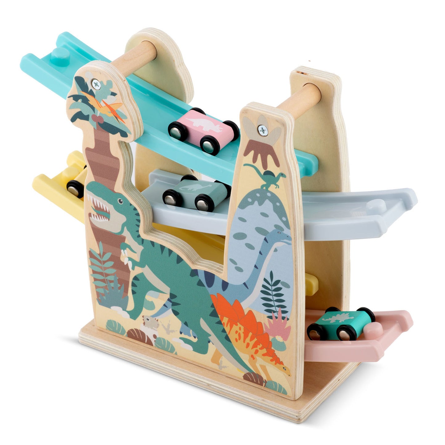 Wooden slide toy with cars RK-867 Ricokids