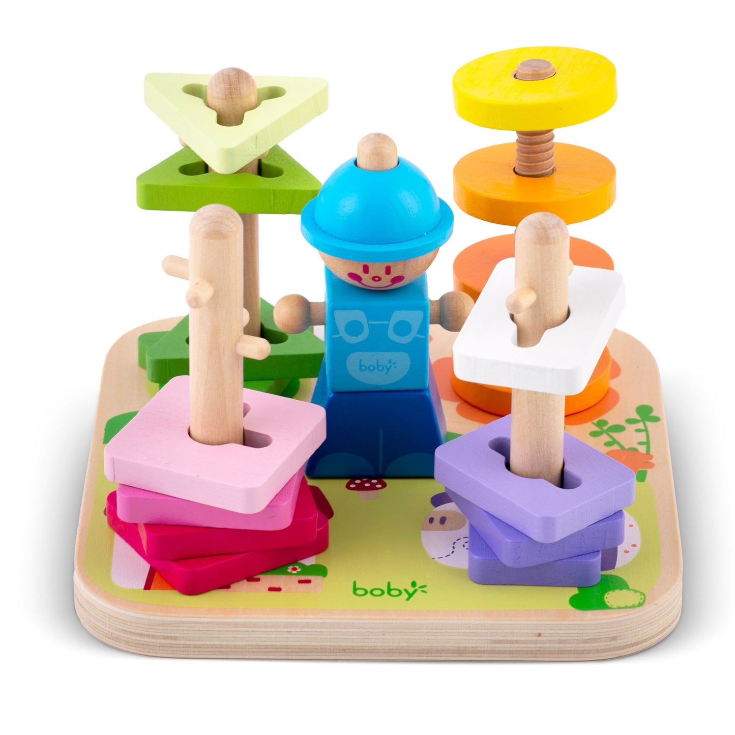 Wooden sorter toy - puzzle RK-866 Ricokids