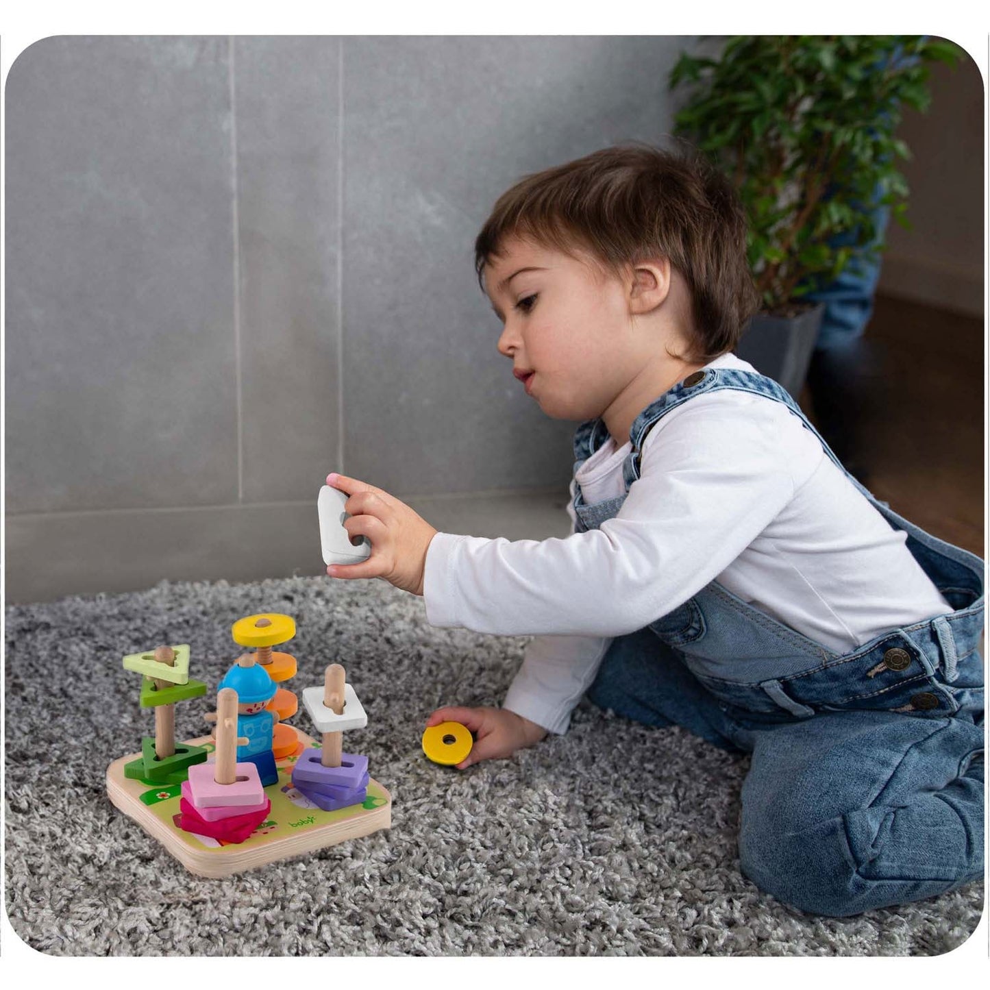 Wooden sorter toy - puzzle RK-866 Ricokids