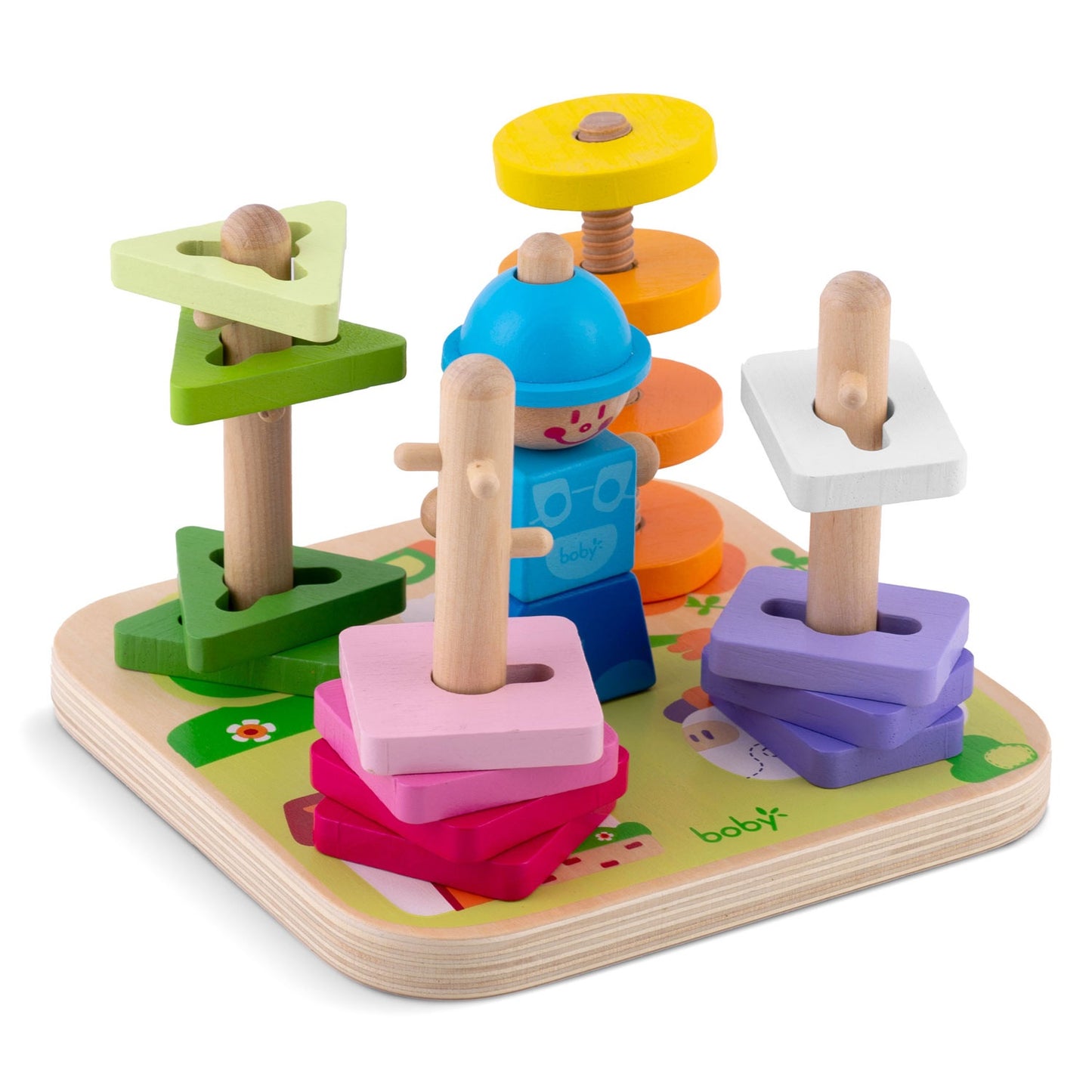 Wooden sorter toy - puzzle RK-866 Ricokids