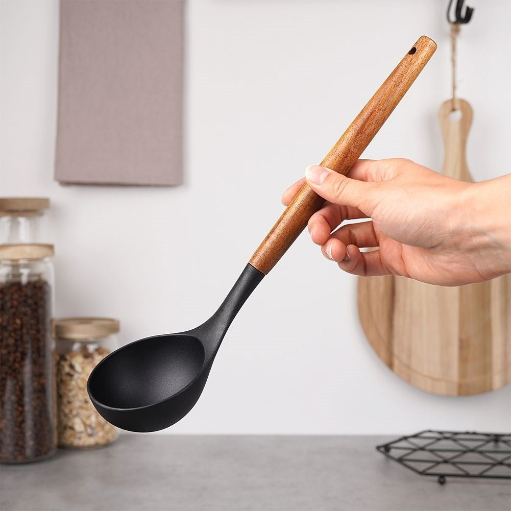 Wooden spoon made of acacia wood - Ideal for soups and sauces