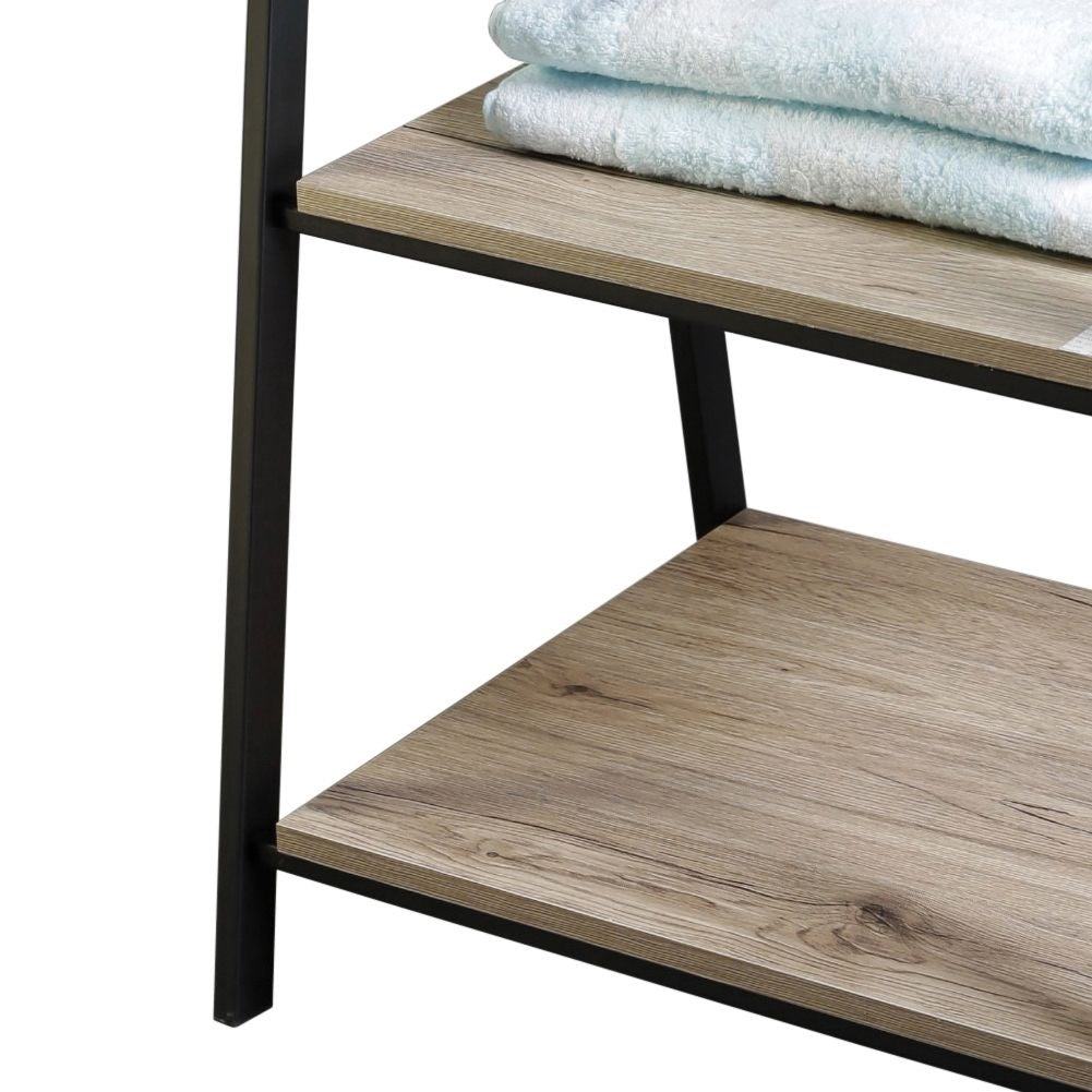 Wooden standing clothes hanger 151 cm