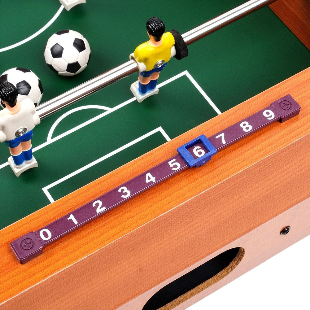 Wooden table football 50x31x9.5 cm