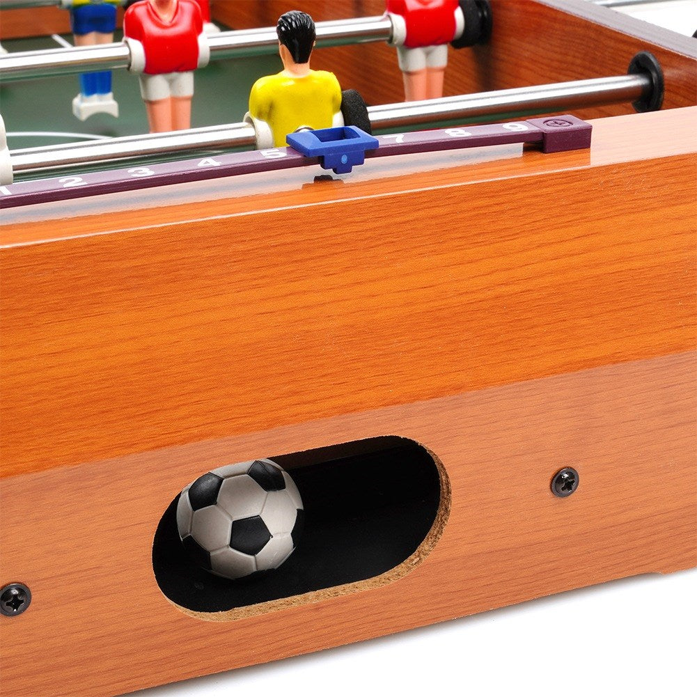 Wooden table football 50x31x9.5 cm