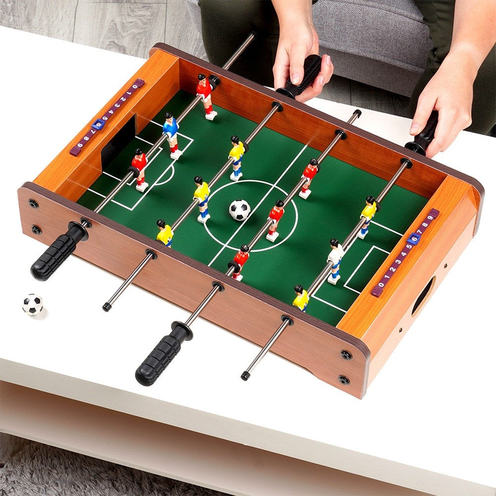 Wooden table football 50x31x9.5 cm