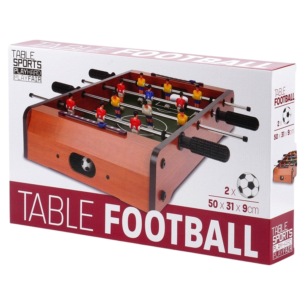 Wooden table football 50x31x9.5 cm