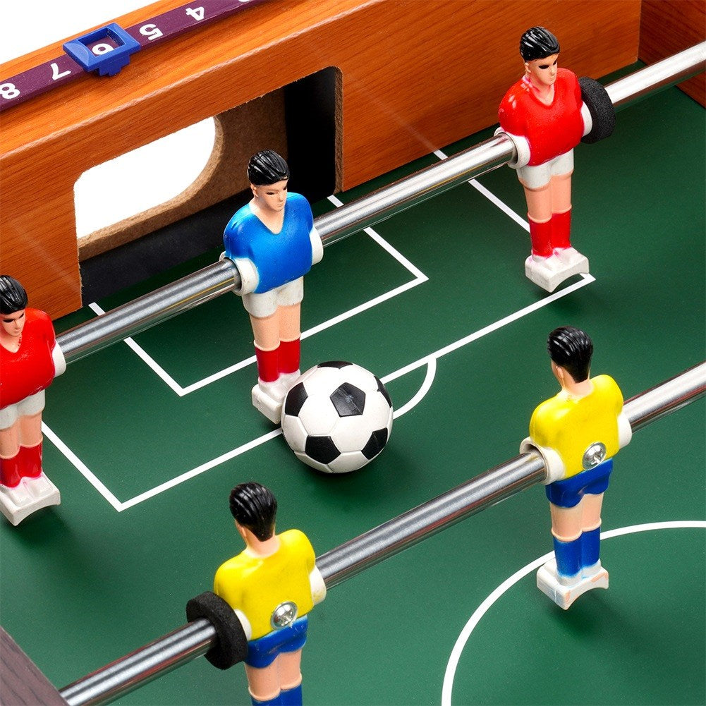 Wooden table football 50x31x9.5 cm