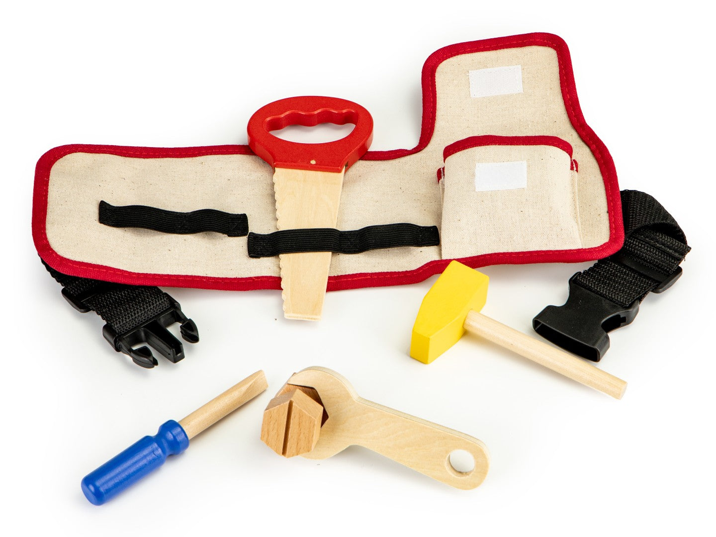 Wooden tools fastening DIY belt ECOTOYS