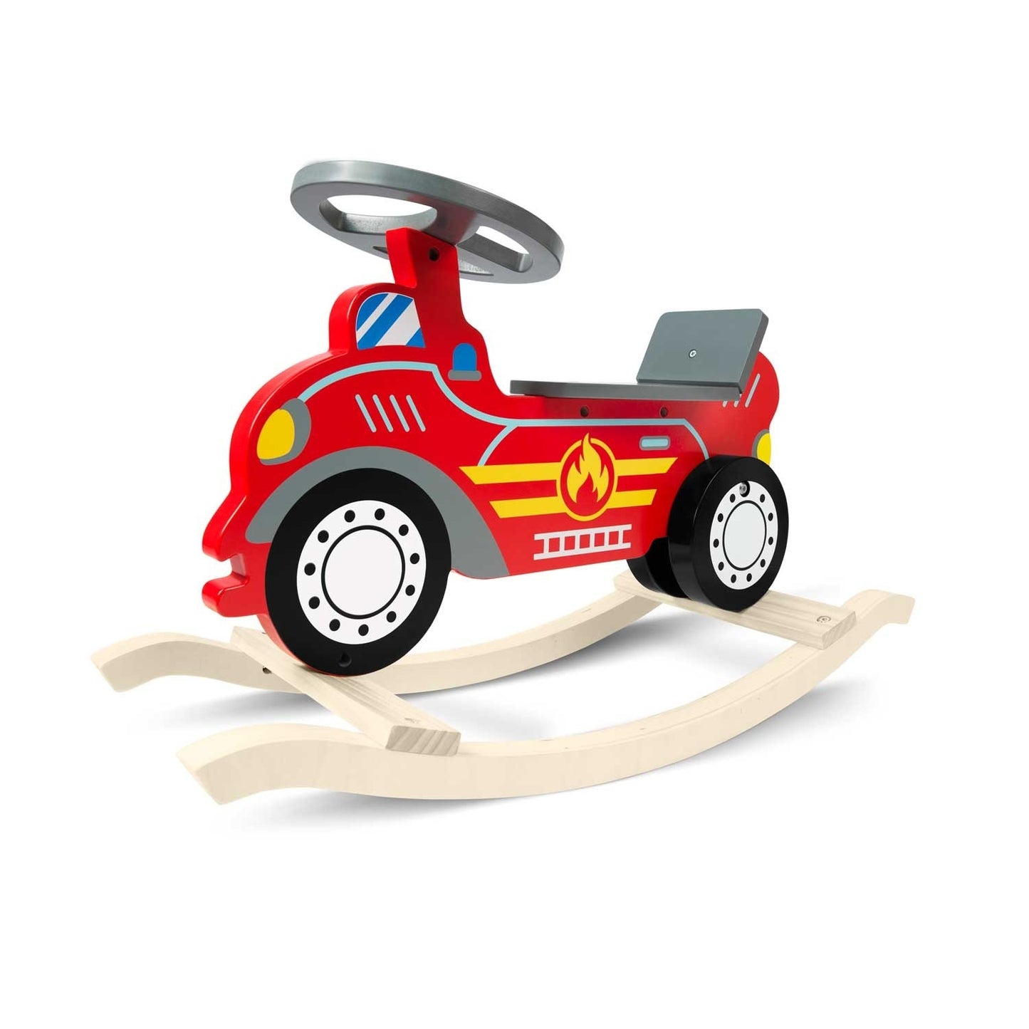 Wooden toy Fire truck Rocking horse Ricokids 785001