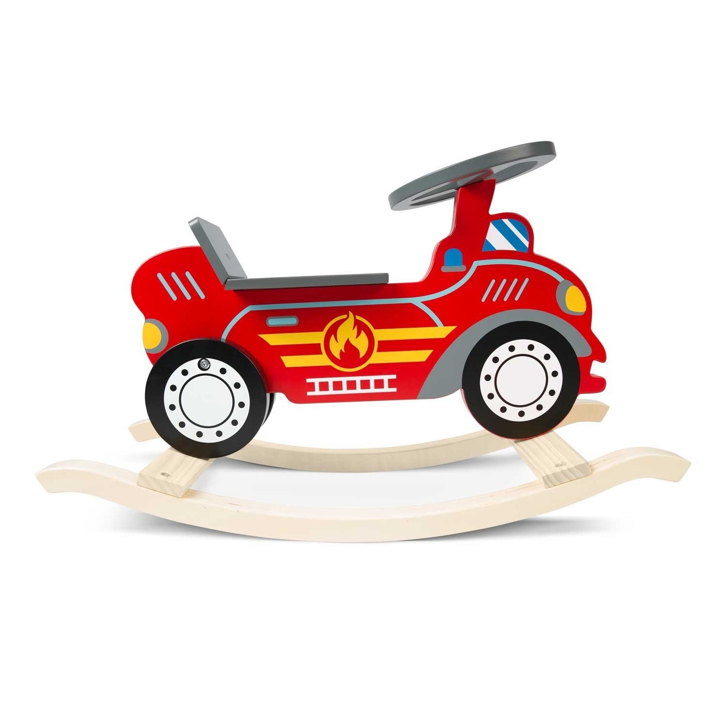 Wooden toy Fire truck Rocking horse Ricokids 785001