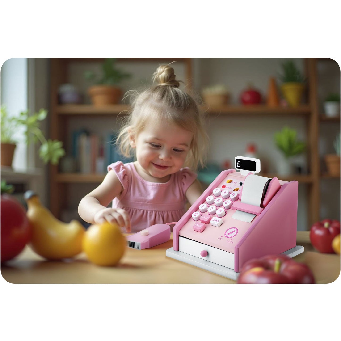 Wooden toy store cash register RK-868 Ricokids