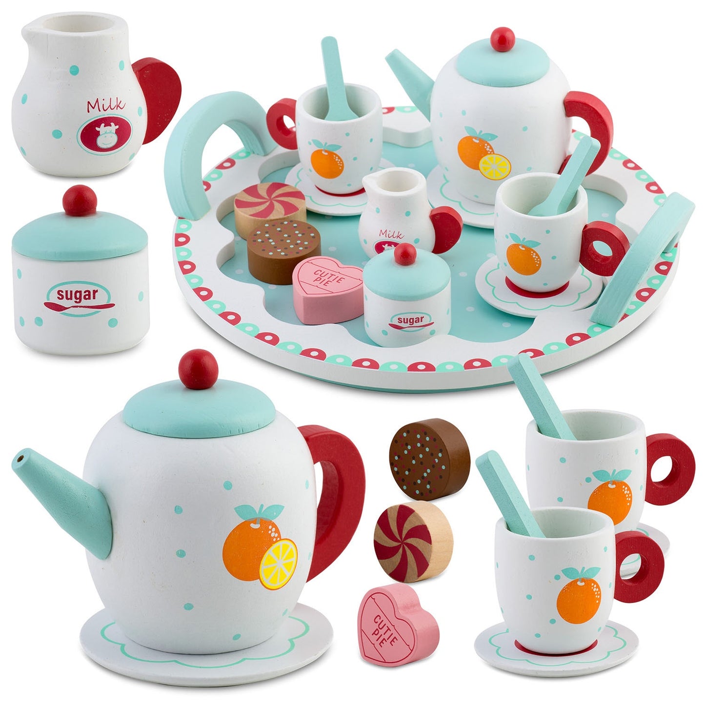 Wooden toy tea set RK-869 Ricokids
