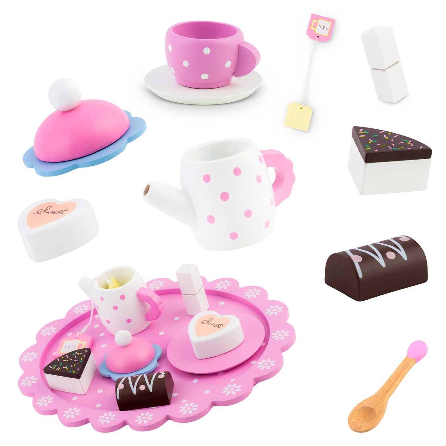 Wooden toy tea set RK-869 Ricokids