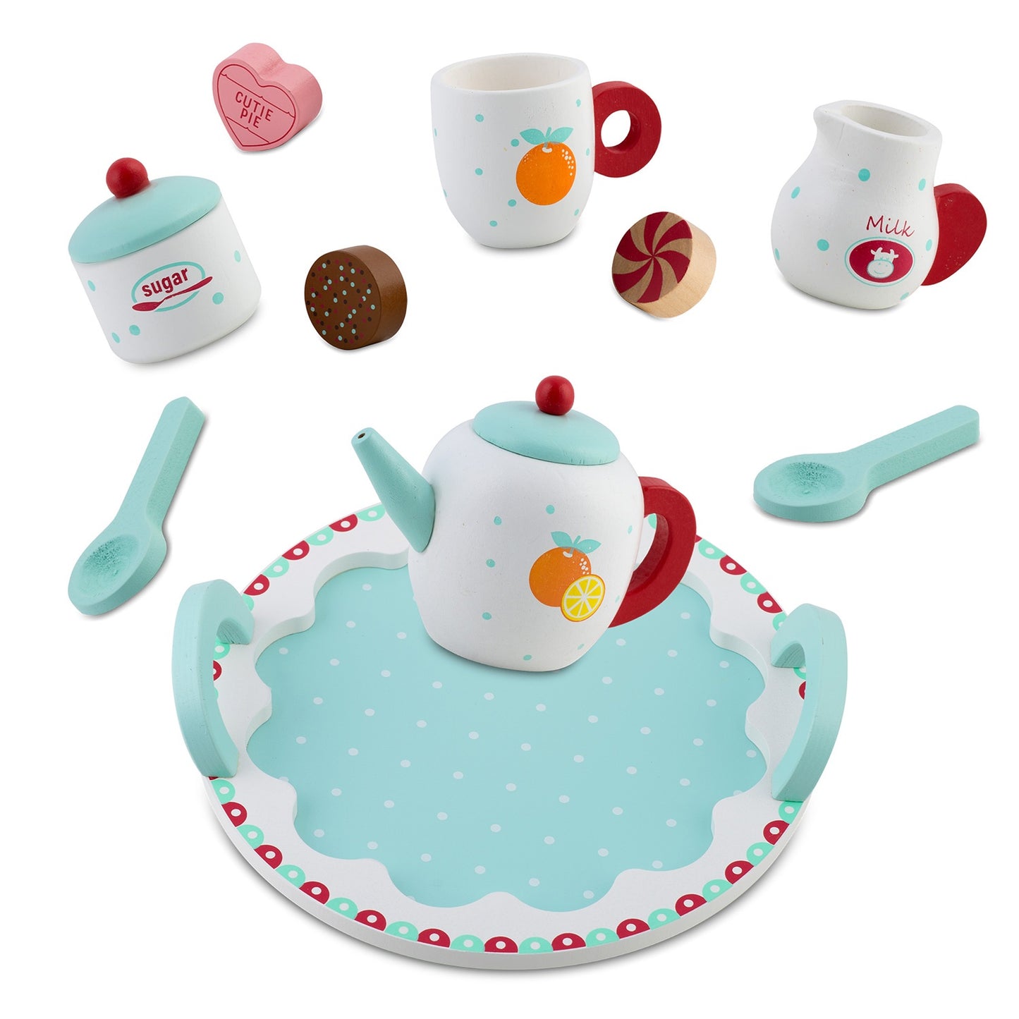 Wooden toy tea set RK-869 Ricokids