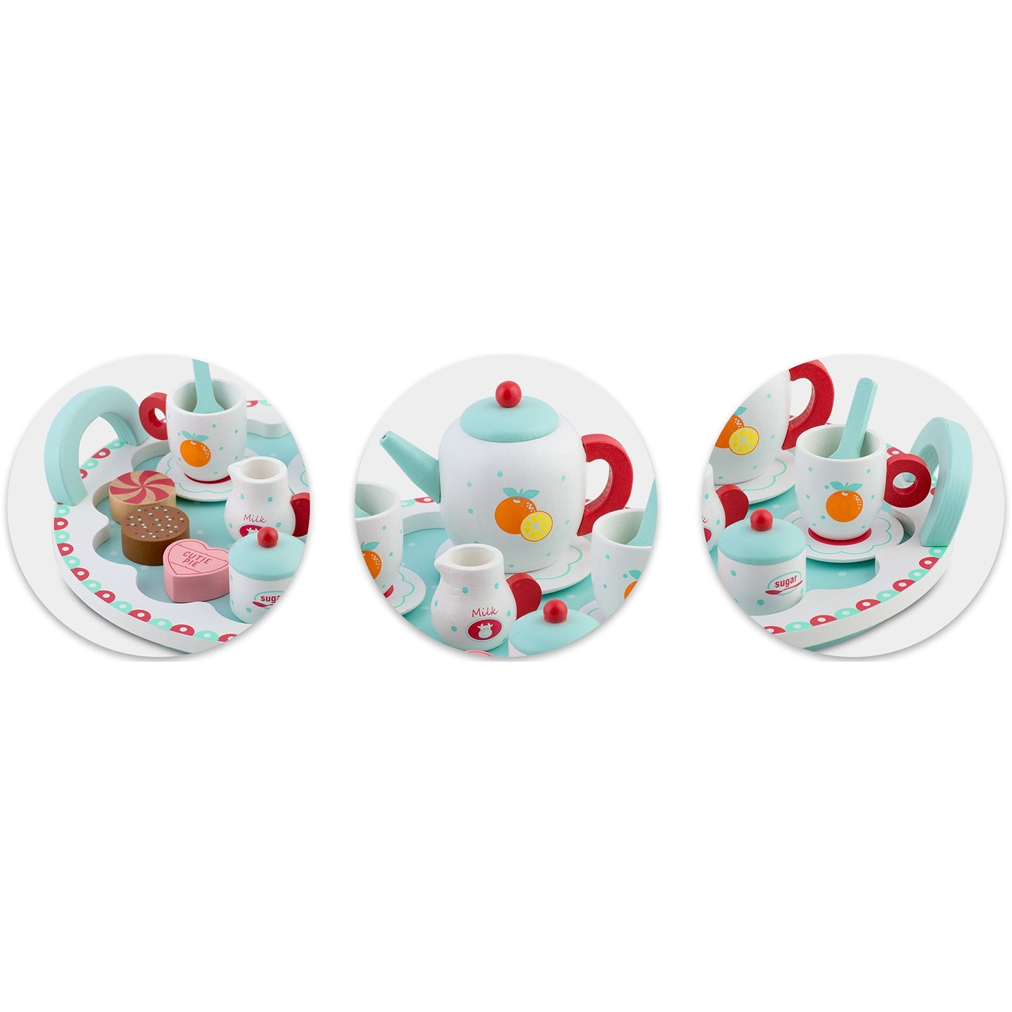 Wooden toy tea set RK-869 Ricokids