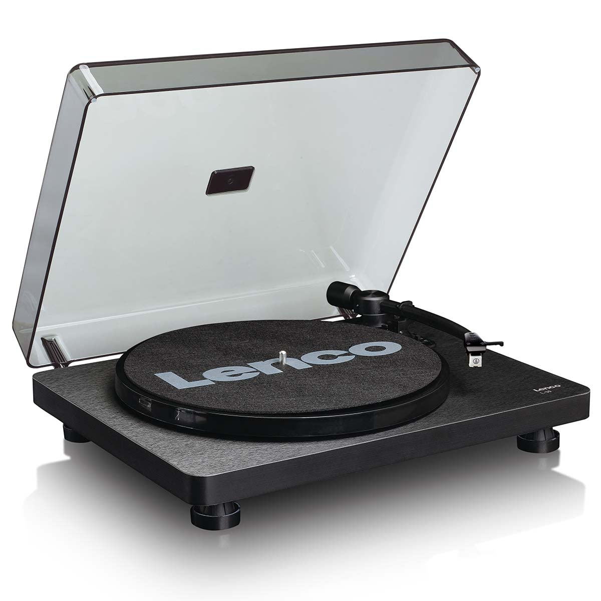Wooden turntable with MMC Cartridge and PC Encoding Black