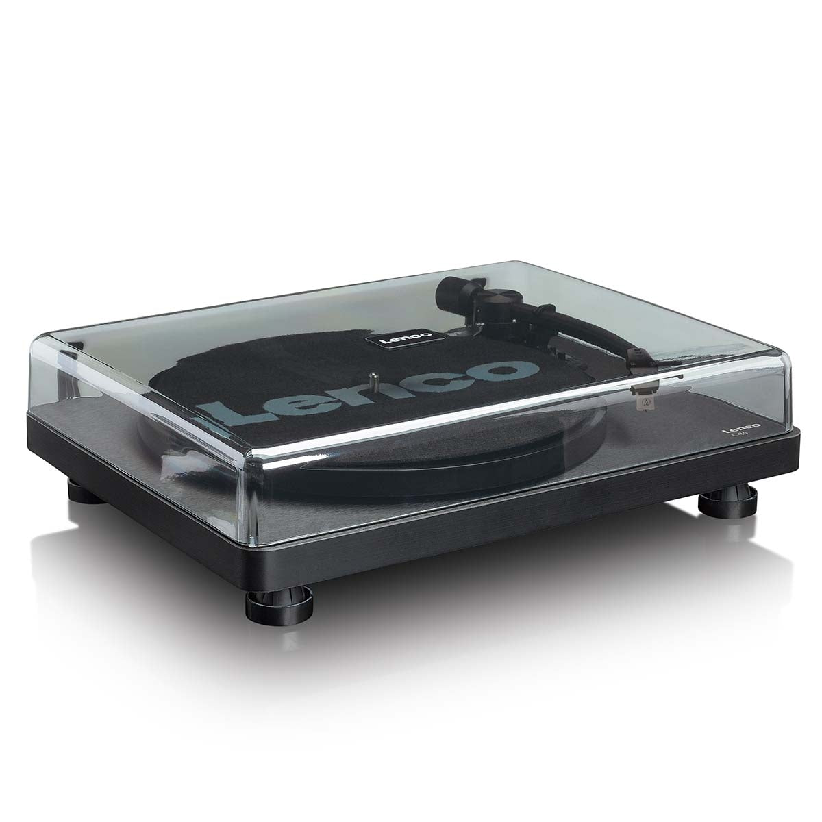 Wooden turntable with MMC Cartridge and PC Encoding Black
