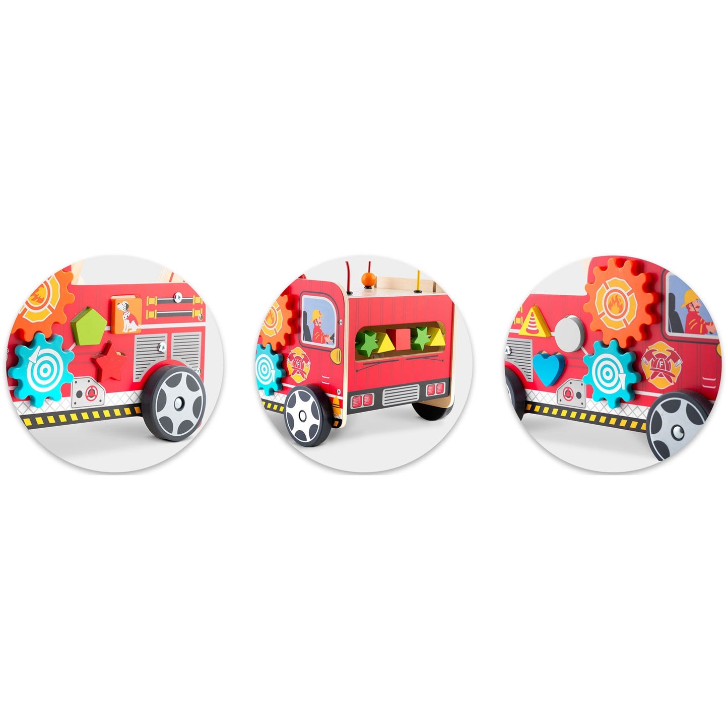 Wooden walker pusher fire brigade RK-873 Ricokids