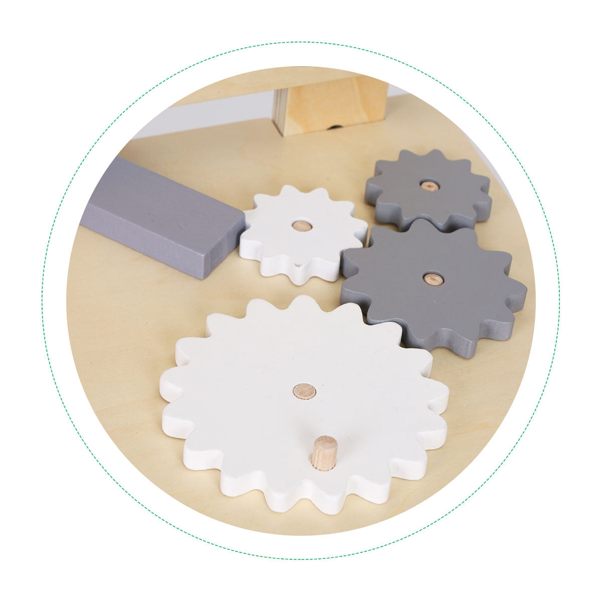 Wooden workshop for children tools table ECOTOYS
