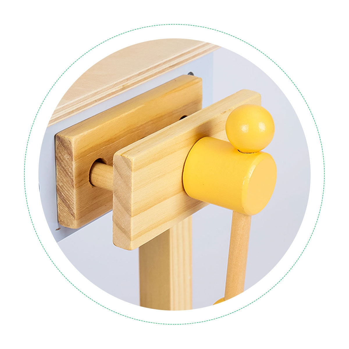 Wooden workshop with tools - 47 pcs. ecotoys